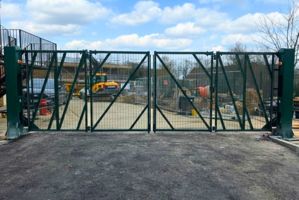 Bi-folding gate installation repair service commercial industrial Hertfordshire Midlands London – Industrial Gates and Barrier Systems
