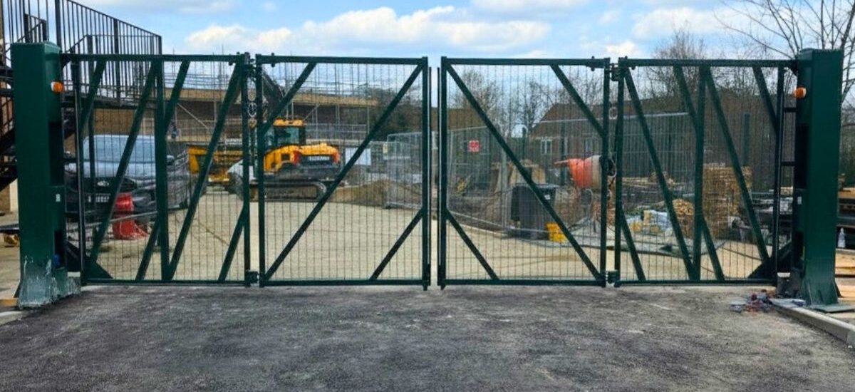 Bi-folding gate installation repair service commercial industrial Hertfordshire Midlands London – Industrial Gates and Barrier Systems