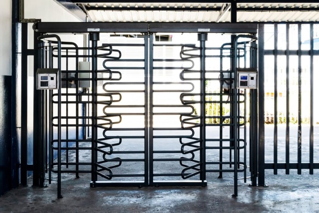 Pedestrian turnstiles access control installation Hertfordshire Midlands London – Industrial Gates and Barrier Systems