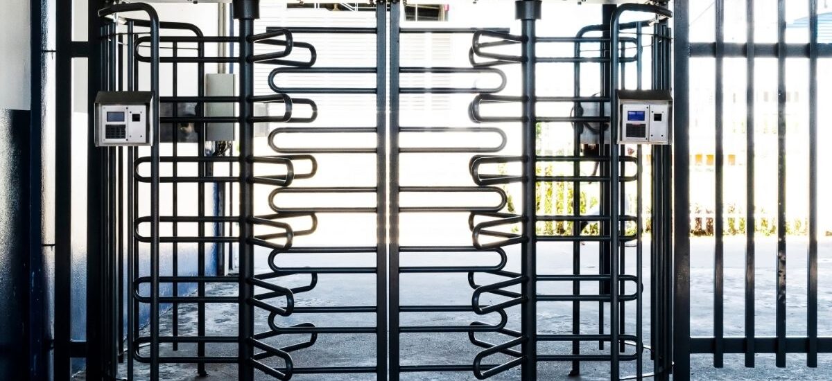 Pedestrian turnstiles access control installation Hertfordshire Midlands London – Industrial Gates and Barrier Systems